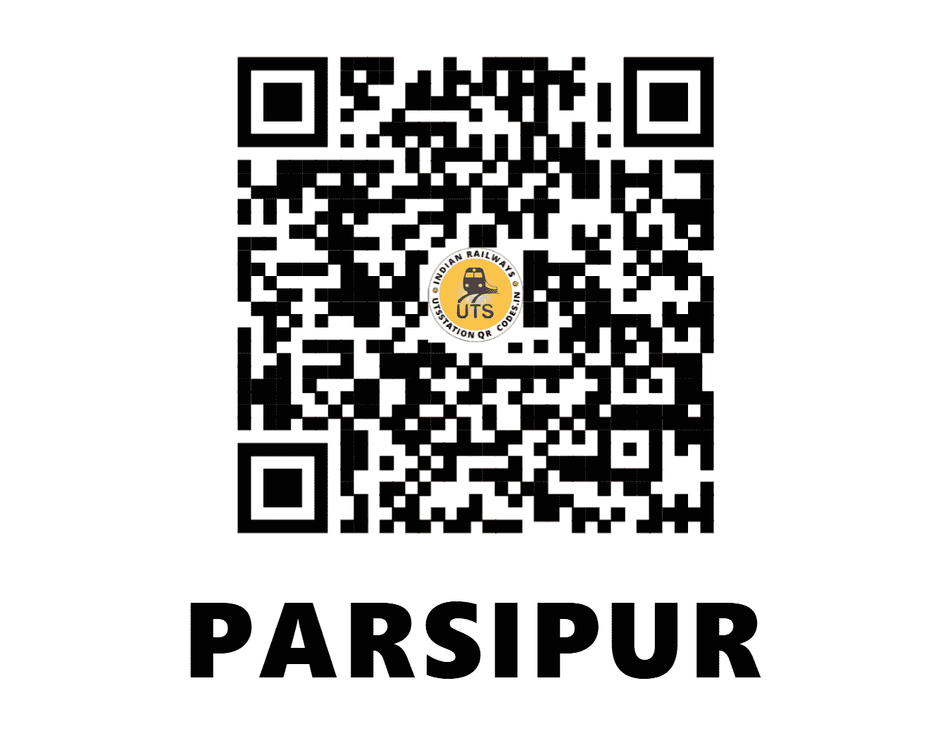 UTS QR Code for PARSIPUR - PRF - NR (UTTAR PRADESH)